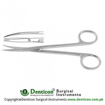 Metzenbaum Dissecting Scissor Curved - Sharp/Sharp - Toothed Stainless Steel, 14.5 cm - 5 3/4"